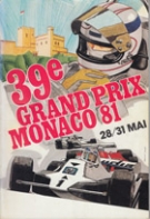 39e Grand Prix Monaco 1981, 28 - 31 Mai 1982 - Programme officiel