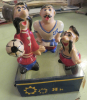Dinamo Kiev (ca. 1980, 3 porcelaine Figurines in original box)