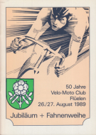 50 Jahre Velo-Moto Club Flüelen 26./27. August 1989 - Jubiläum + Fahnenweihe