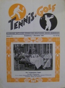 Tennis & Golf (Konvolut v. 4 Heften zwischen 1932 u. 1936) - Amtliches Organ des Deutschen Tennis-Bundes