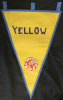 Yellow Winterthur (Grosser Stoffwimpel mit gesticktem Logo der Stadt Winterhur)
