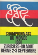 Championnats du Monde de cyclisme 1961 - Zürich (Piste) et Berne (Route) Programme officiel (edition pour Berne!)