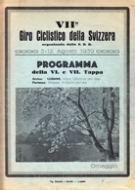 VII. Giro Ciclistico della Svizzera 1939, Programma  della VI. e. VII. Tappa, Arrivo Lugano - Partenza
