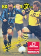Borussia Dortmund - Inter Mailand, 25.02.1994, UEFA Cup, Offizielles Programm,