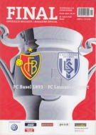FC Basel 1893 - FC Lausanne-Sport, 09.05. 2010, Cupfinal, St.Jakob Park, Offizielles Programm