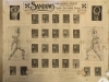 SANDOW'S cuadro anatomico y explicativo de los 28 ejercicios de desarrollo para todos los musculos del cuerpo con el aparato Sandow's Own Combined Developer empleado en todas las salas de cultura fisica del celebre inventor Sandow