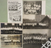Football Club La Chaux-de-Fonds 1914 a env. 1930 (Lot de 6 photographies d’equipe et carte jubilée, Original Photos)