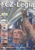 FC Zürich - Legia Warschau, 25. Aug. 2005, UEFA-Cup, Stadion Letzigrund, Offizielles Programm