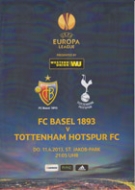 FC Basel - Tottenham Hotspur FC, 11.4. 2013, EL-Knockout Round, St. Jakob Park, Offizielles Programm