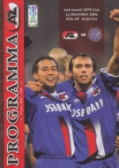 AZ Alkmaar - Grasshopper Zürich, 15. 12. 2005, UEFA Cup, Official Programme