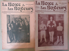La Boxe & les Boxeurs (Lot de 18 numeros de la Revue Hebdomadaire illustrée des sports de défense 1910 - 1911)