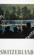 Switzerland - Ruderregatta auf dem Rotsee / Rowing regatta on the Rotsee Luzern / Lucerne (Poster, Plakat, Affiches)