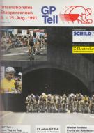 21. Grand Prix Tell - Internationales Etappenrennen 8. - 15. Aug. 1991 - Offizielles Programm