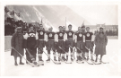 Championnat du monde de Hockey sur Glace Chamonix 1930 (Oesterreich/Autriche, Carte postale originale)