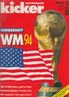 Fussball Weltmeisterschaft 1994 USA - Kicker Sonderheft