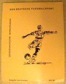Der deutsche Fussballsport 1967/68 - Ausgabe Kreis Konstanz - Zeitgeschichtliche Betrachtungen