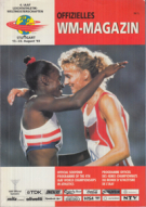 4. IAAF Leichtathletik-Weltmeisterschaften Stuttgart 13. - 22. Aug. 1993, Official Souvenir Programme