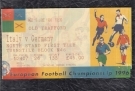 Italy - Germany, 19.6. 1996, Old Trafford, North Stand First Tier, Official Ticket EURO 96 in England
