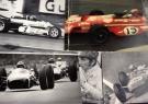 Lot de 4 Photo de Presse + 1 Carte postale (Marlboro Racing International) Jo Siffert