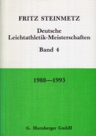 Deutsche Leichtathletik-Meisterschaften Band 4 (1988 - 1993)