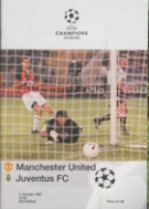 Manchester United - Juventus FC, 1.10. 1997, CL - Group stage, Old Trafford, Official Programme