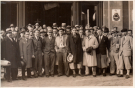 Schweizer Nationalmannschaft und Offizielle in Budapest 1935 (Photo Schäffer)