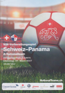 Schweiz - Panama, 27.3. 2017, Friendly, Swissporarena Luzern, Offizielles Programm