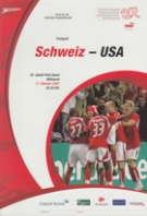 Schweiz - USA, 17.10. 2007, Friendly,  St. Jakob-Park Basel, Offz. Programm