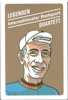 Legendenquartett - Internationaler Radsport - Kartenspiel mit vierzig legendären Radrennfahrern aus 13 Nationen