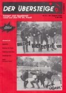 Konvolut: Der Uebersteiger - Kampf- und Spassblatt rund um den FC St. Pauli (6 Hefte 1993 - 1994)