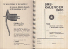 Schweizer Radfahrer-Kalender 1960 (XXI. Jahrgang)