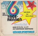 25. Kölner 6 Tage-Rennen, 27. - 2.1. 1977, Kölner Sporthalle