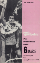 39ste Internationale Gentse 6 daagse, 20. Nov. - 25. Nov. 1979, Official Programm