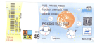 Brazil - Chile, 27 Juin 1998, Match 49, 1/8 Finals, Paris - Parc des Princes (Ticket, Tribune presidentielle)