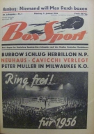 Box Sport 1956 - Amtl. Organ d. Deut. Amateur-Box-Verbandes d. BDB (Nr. 1-53, fehlen 6 Nummern)