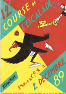 12e Course de L’escalade, Samedi 5 Decembre 1989 (Organisation, Resultats - Stade Geneve)