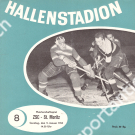 ZSC - EHC St. Moritz, 9.1. 1955, Meisterschaft NLA 54/55, Hallenstadion, Offizielles Programm