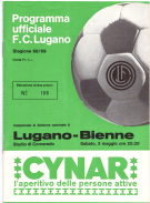 FC Lugano - FC Biel-Bienne, 3.5. 1968, Stagione NLA 68/69, Stadio Cornaredo, Programma ufficiale