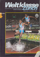 Weltklasse Zürich - Internationales Leichtathletik-Meeting Stadion Letzigrund - 4. Aug. 1993, Offizielles Programm