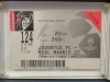 UEFA Champions League Final: Juventus FC - Real Madrid CF 1998 (FINAL VIP Ticket behind glas in Original Box)