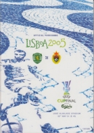 Sporting Lissabon - CSKA Moskau, 18.5. 2005, UEFA - Cupfinal, Jose Alvalade Stadium, Official Programme