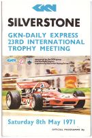 GKN-Daily Express 23rd International Trophy Meeting Silverstone 8th May 1971 (Official Programme with Starters)