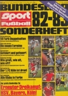 Bundesliga 1982-83 (Sonderheft der Fussball Woche + Sport Megaphon mit Teamposter)