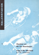Abschied von Rik Van Steenbergen, Freitag, 4. Nov. 1966 (Offizielles Programm)