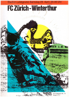 FC Zürich - FC Winterhtur, 23. 4. 1983, NLA, Stadion Letzigurnd, Offizielles Programm