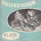 Zürcher Schlittschuh Club (ZSC) - EHC Basel, 10.12. 1957, Hallenstadion Zürich, Offizielles Programm