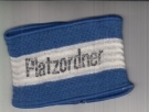 Armbinde Platzordner evtl. Letzigrund ca. 1970