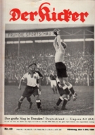 Der Kicker (Nr.40, 1. Okt. 1930) Der grosse Sieg in Dresden! Deutschland - Ungarn 5:3