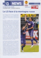 Lausanne-Sport - Lokomotive Moscou, 19.08.2010, Europa League Qualif., Stade de la Pontaise, Programme officiel