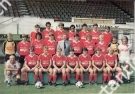 Neuchatel-Xamax FC 1983-1984 (Carte postale equipe avec la compo et les signatures a l’arrière)